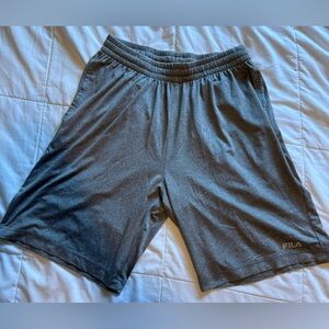 Fila  Athletic Shorts  Gray Drawstring SIZE S